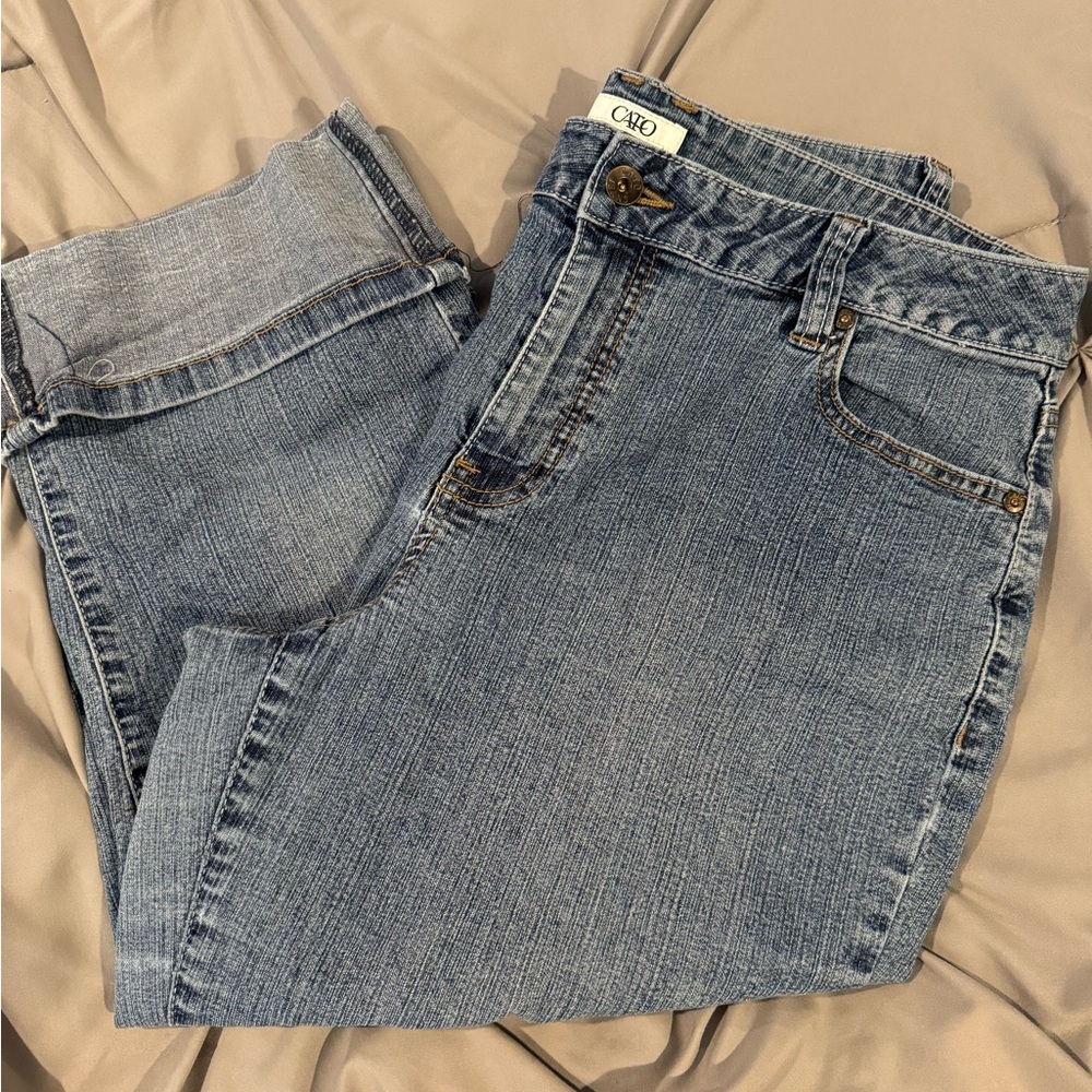 Cato Jean capris size 14